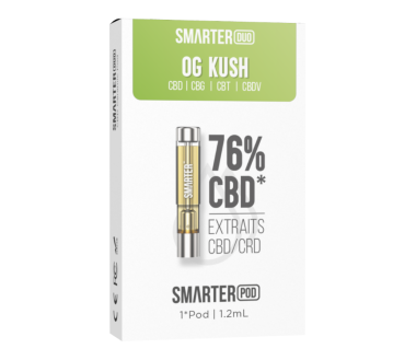 Pod CBD OG Kush Smarter Duo 76% CRD