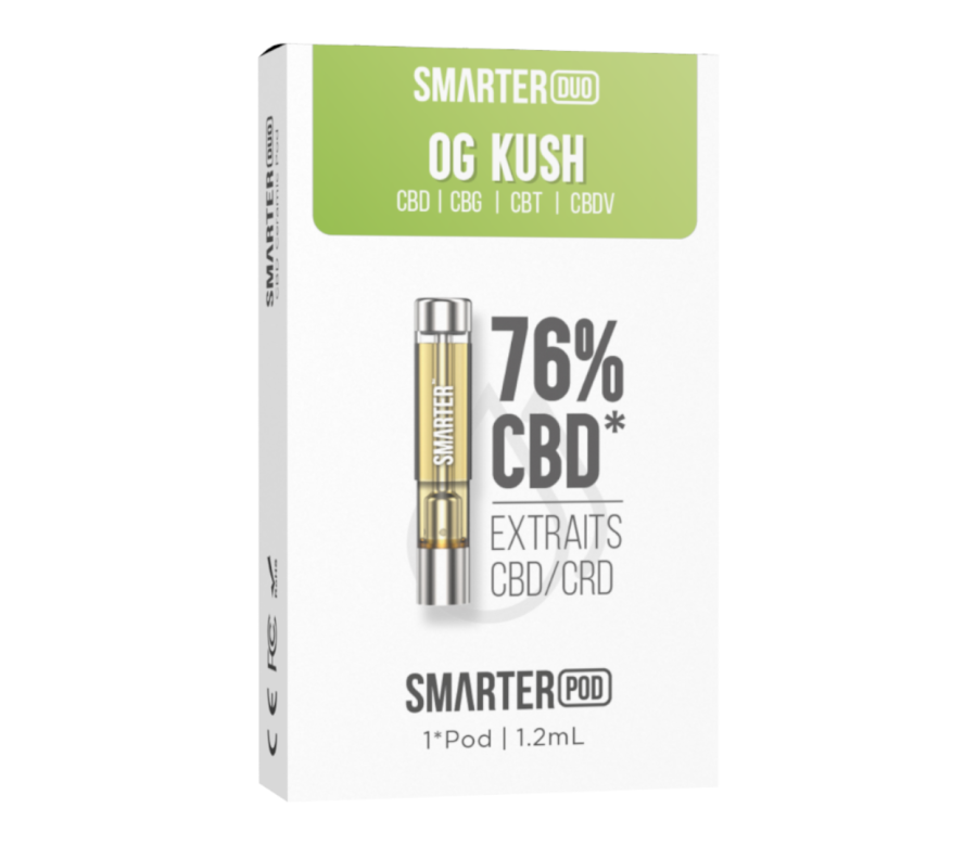 Pod CBD OG Kush Smarter Duo 76% CRD