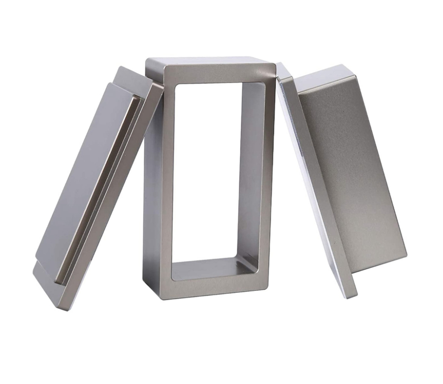 Moule Pré-Presse Rectangulaire en Aluminium 10x5 cm