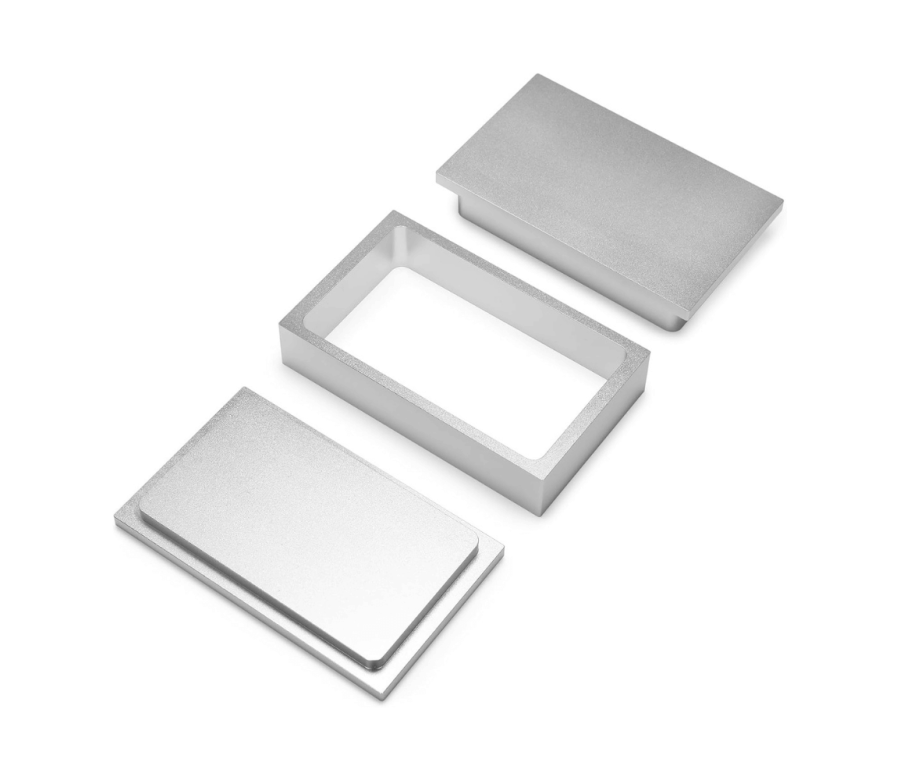 Moule Pré-Presse Rectangulaire en Aluminium 12,5 x 7,5 cm