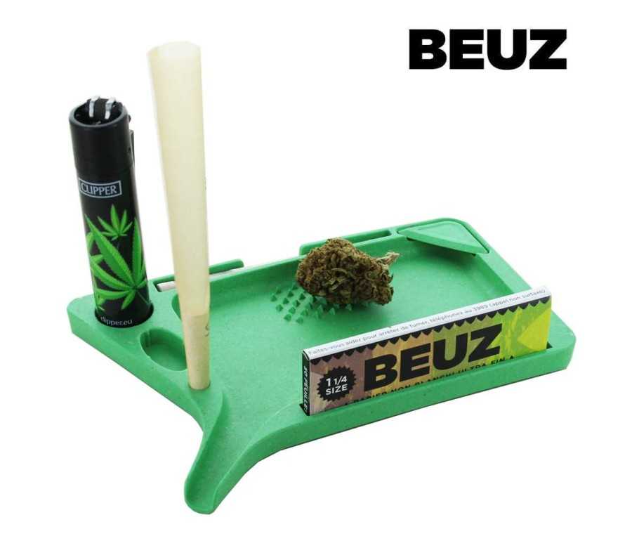 Plateau de roulage en chanvre BEUZ (Vert)