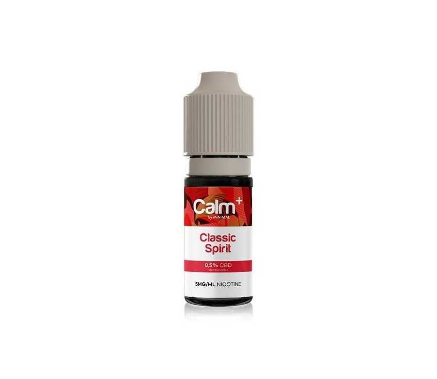 Classic Spirit 10ml Calm+ by Minimal - E-liquide CBD Nicotine FUU (05 mg/ml)