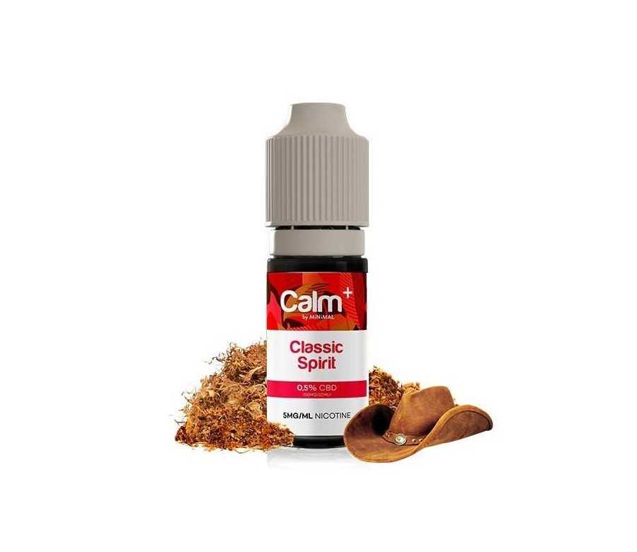 Classic Spirit 10ml Calm+ by Minimal - E-liquide CBD Nicotine FUU (10 mg/ml)