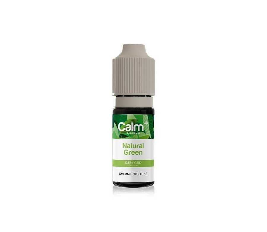 E-liquide CBD Natural Green 10ml Calm+ FUU - Chanvre Fraise Guimauve (05 mg/ml)
