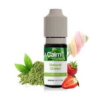 E-liquide CBD Natural Green 10ml Calm+ FUU - Chanvre Fraise Guimauve (05 mg/ml)