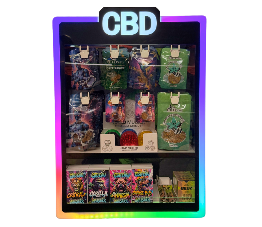 Vitrine Complète Fleurs & Résine - CBDeau