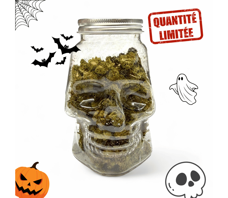 Fleurs CBD Small Bud Skull 25GR - Édition Limitée Halloween