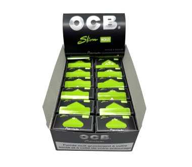 Boîte de 24 rouleaux de feuilles à rouler OCB Rolls Premium Slim
