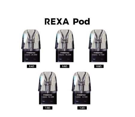 Cartouche Rexa Pod 3ml (3pcs) - Freemax (1.2 Ohms) Cartouche Rexa Pod 3ml (3pcs) - Freemax (1.2 Ohms)