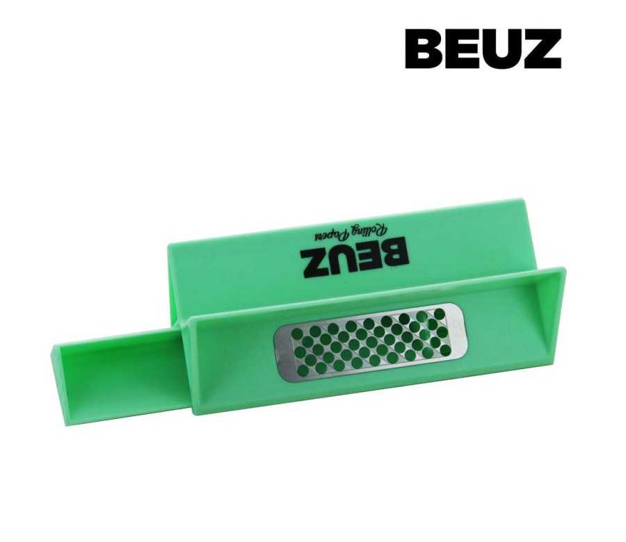 Grinder avec Support de Roulage Beuz Herbcraft Vert Grinder avec Support de Roulage Beuz Herbcraft Vert