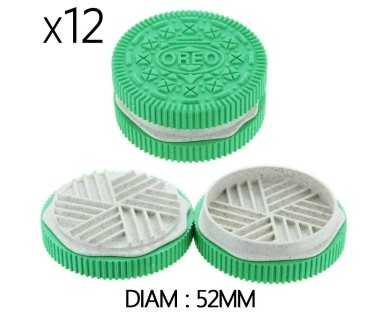Boîte de 12 Grinders en chanvre 52 mm Orio Biscuits