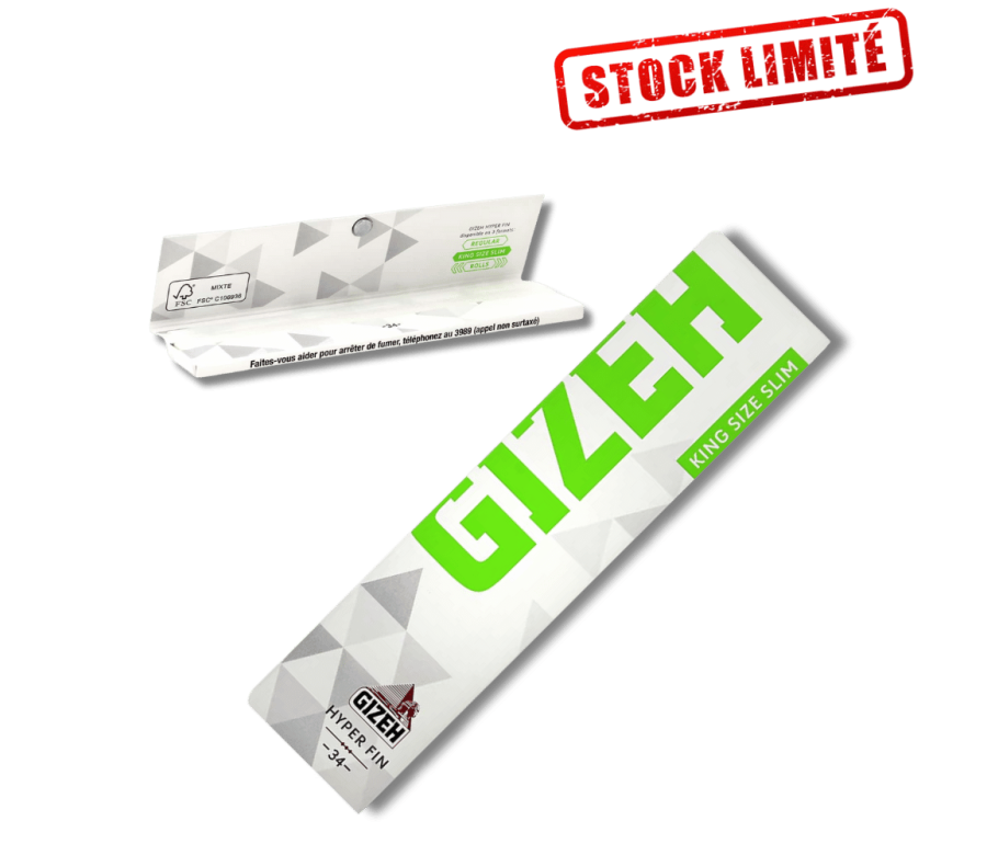 King Size Slim Super Fine - 34 Feuilles Ultrafines King Size Slim Super Fine - 34 Feuilles Ultrafines