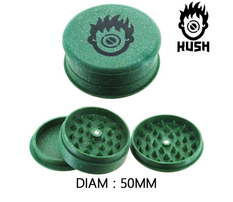 Grinder en chanvre 50 mm Kush Bong Green Organic Grinder en chanvre 50 mm Kush Bong Green Organic