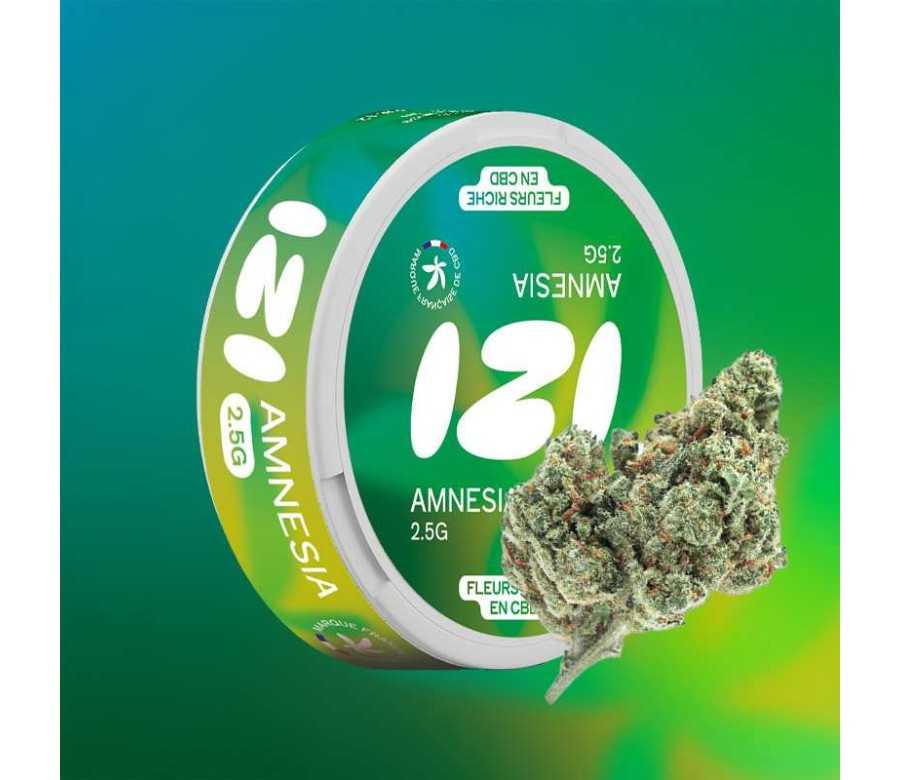 Fleur de CBD Amnesia 2.5g - IZI Fleur de CBD Amnesia 2.5g - IZI