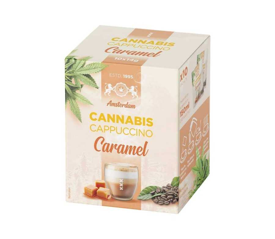 Cappuccino au chanvre Caramel  10 sachets | MULTITRANCE