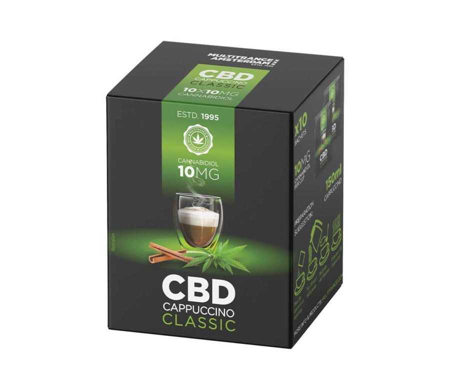 Cappuccino Classic au CBD 10mg  10 sachets | MULTITRANCE
