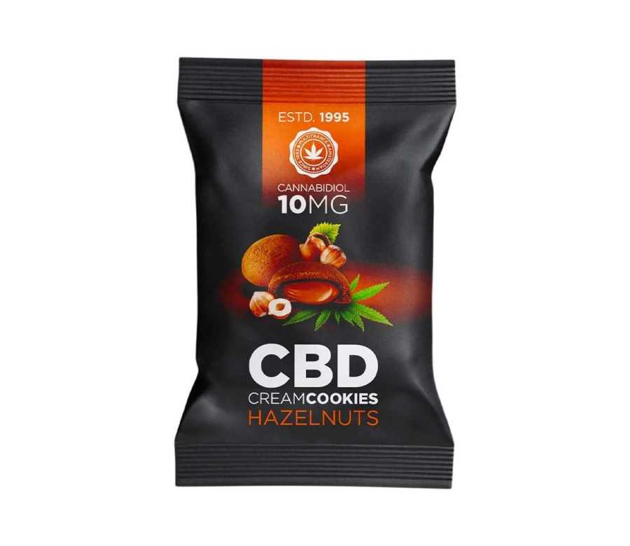 Biscuits Noisettes au CBD 10mg - Boîte de 24 biscuits | MULTITRANCE