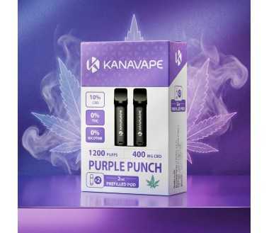 Pod CBD Kanavape Purple Punch 2x2ml - 400mg CBD