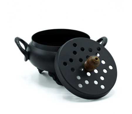 Brûleur d'Encens Chaudron en Fonte - Design Mystique et Durable