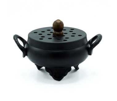Brûleur d'Encens Chaudron en Fonte - Design Mystique et Durable