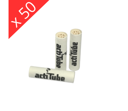 Filtre à Charbon Slim 7mm x 50pcs - ActiTube