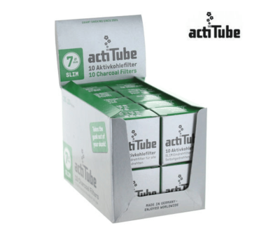 Boîte de 20 paquets Filtre à Charbon Slim 7mm - ActiTube