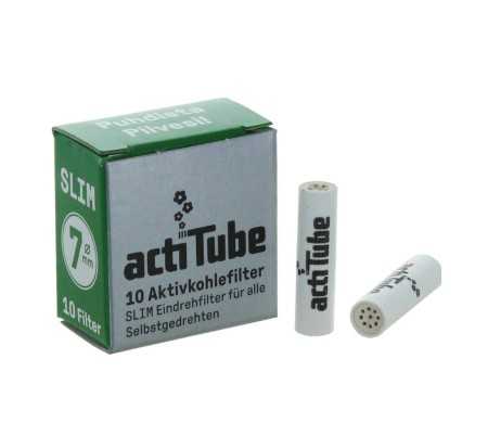 Paquet de 10 Filtre à Charbon Slim 7mm - ActiTube