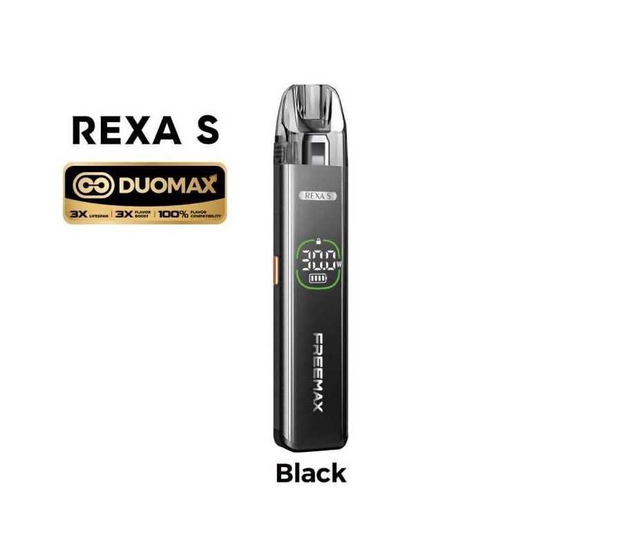 Kit Rexa S DuoMax Freemax - Pod 3ml Batterie 1300mAh (Cyan)
