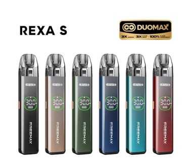 Kit Rexa S DuoMax Freemax - Pod 3ml Batterie 1300mAh (Red)