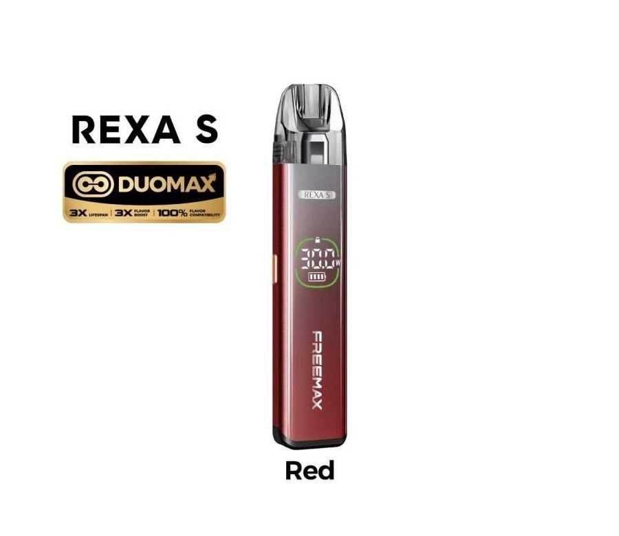Kit Rexa S DuoMax Freemax - Pod 3ml Batterie 1300mAh (Black)