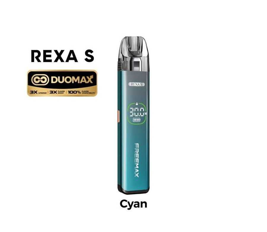 Kit Rexa S DuoMax Freemax - Pod 3ml Batterie 1300mAh (Black)
