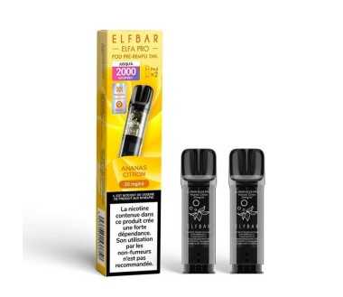 Pod pre-rempli Citron Menthe 2ml Elfa Pro - ElfBar (pack de 2) (10 mg/ml)