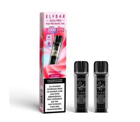 Pod pre-rempli Pasteque 2ml Elfa Pro - ElfBar (pack de 2) (10 mg/ml) Pod pre-rempli Pasteque 2ml Elfa Pro - ElfBar (pack de 2) (10 mg/ml)