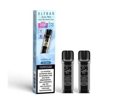 Pod pre-rempli Myrtille 2ml Elfa Pro - ElfBar (pack de 2) (20 mg/ml)