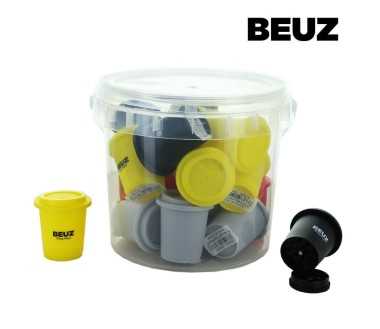 Lot de 18 Boites en plastique Beuz avec mini Grinder