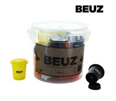 Lot de 18 Boites en plastique Beuz avec mini Grinder