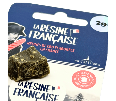 3x Filtré - Résine Française 2g - 80% CBD 3x Filtré - Résine Française 2g - 80% CBD