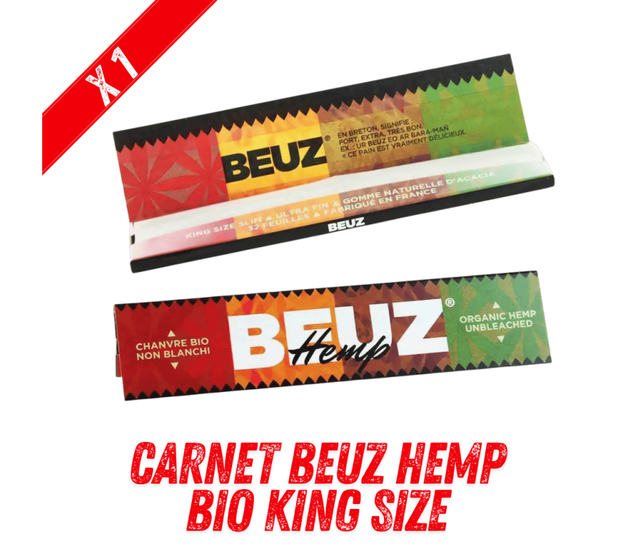 Carnet Beuz Hemp Bio King Size